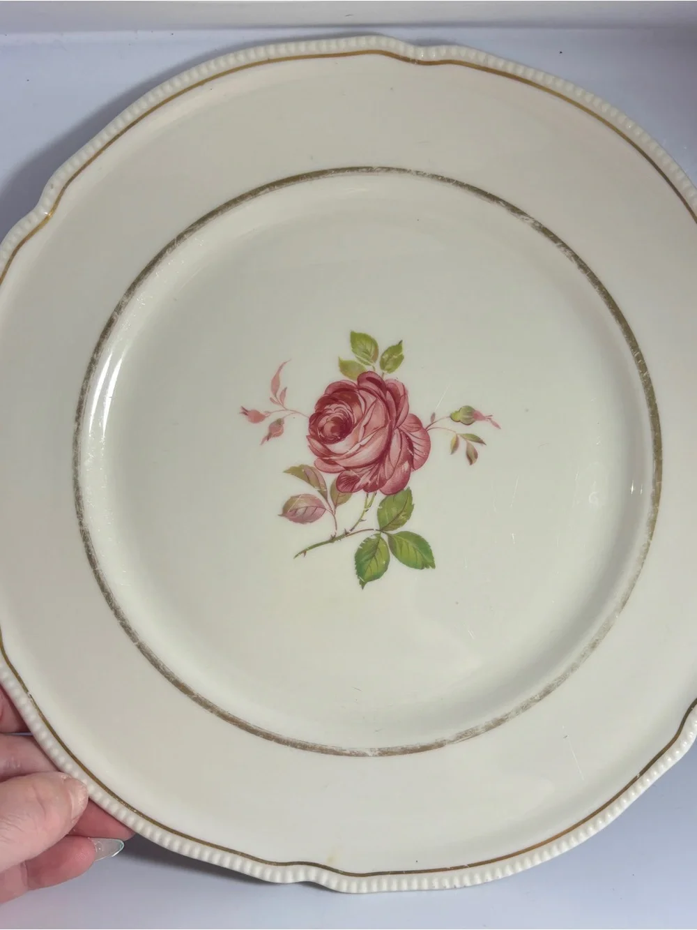 Vintage Castleton China Dolly Madison Dinner Plate